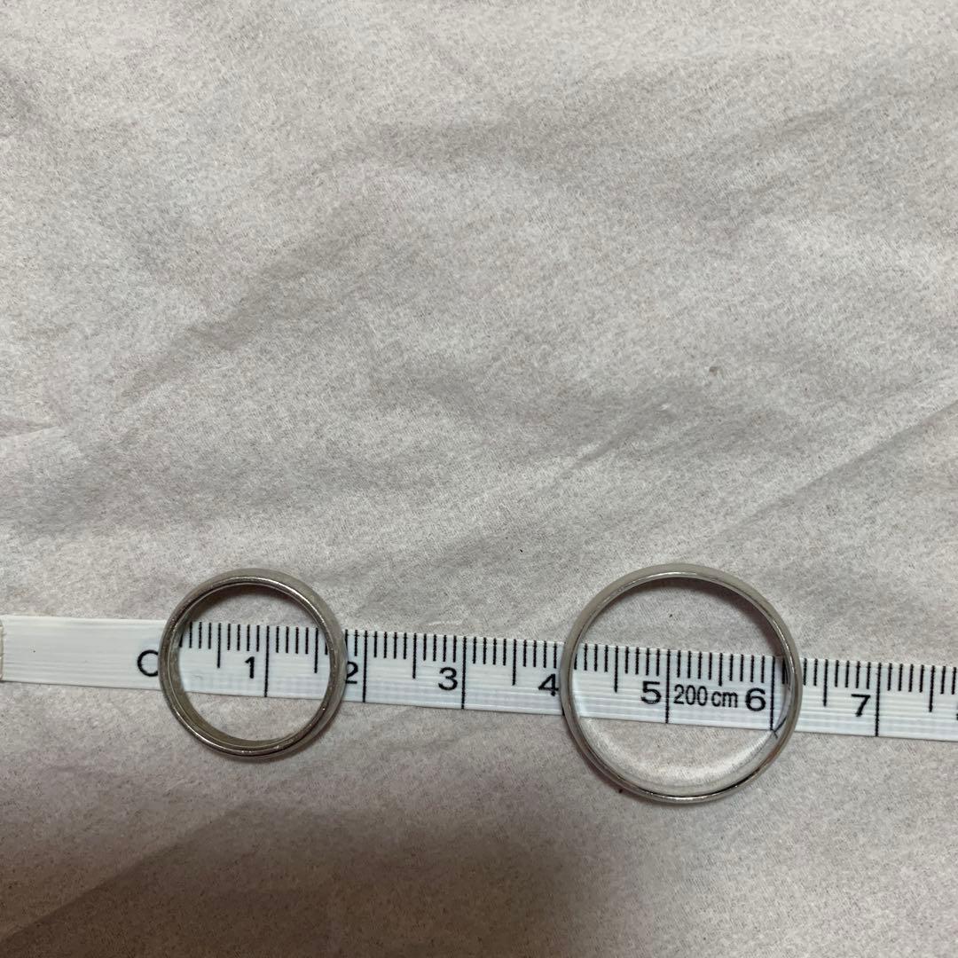 結婚指輪リングセット 小サイズ 大サイズ