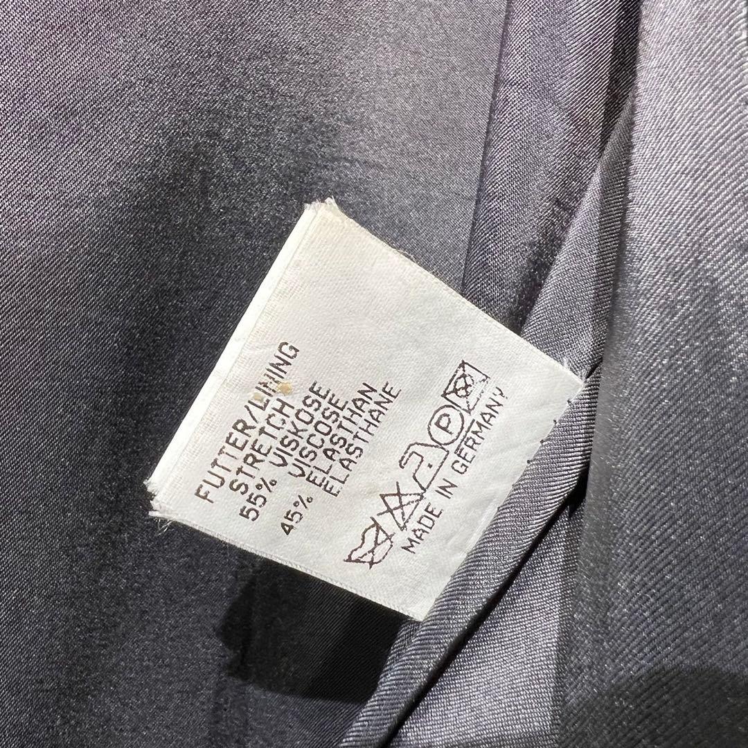 希少 美品 90s ジルサンダー 上質 デザイン ストライプ チェスターコート