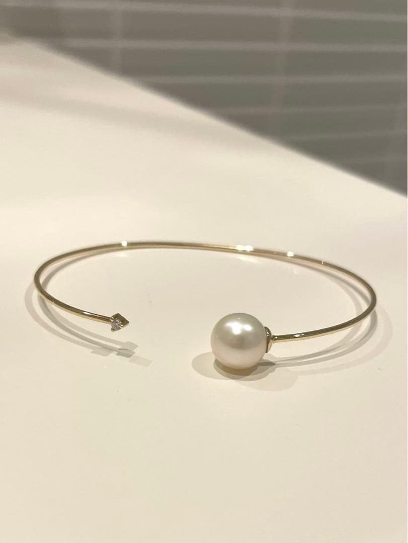 MIZUKI パール ダイヤモンドカフ ブレスレット　新品