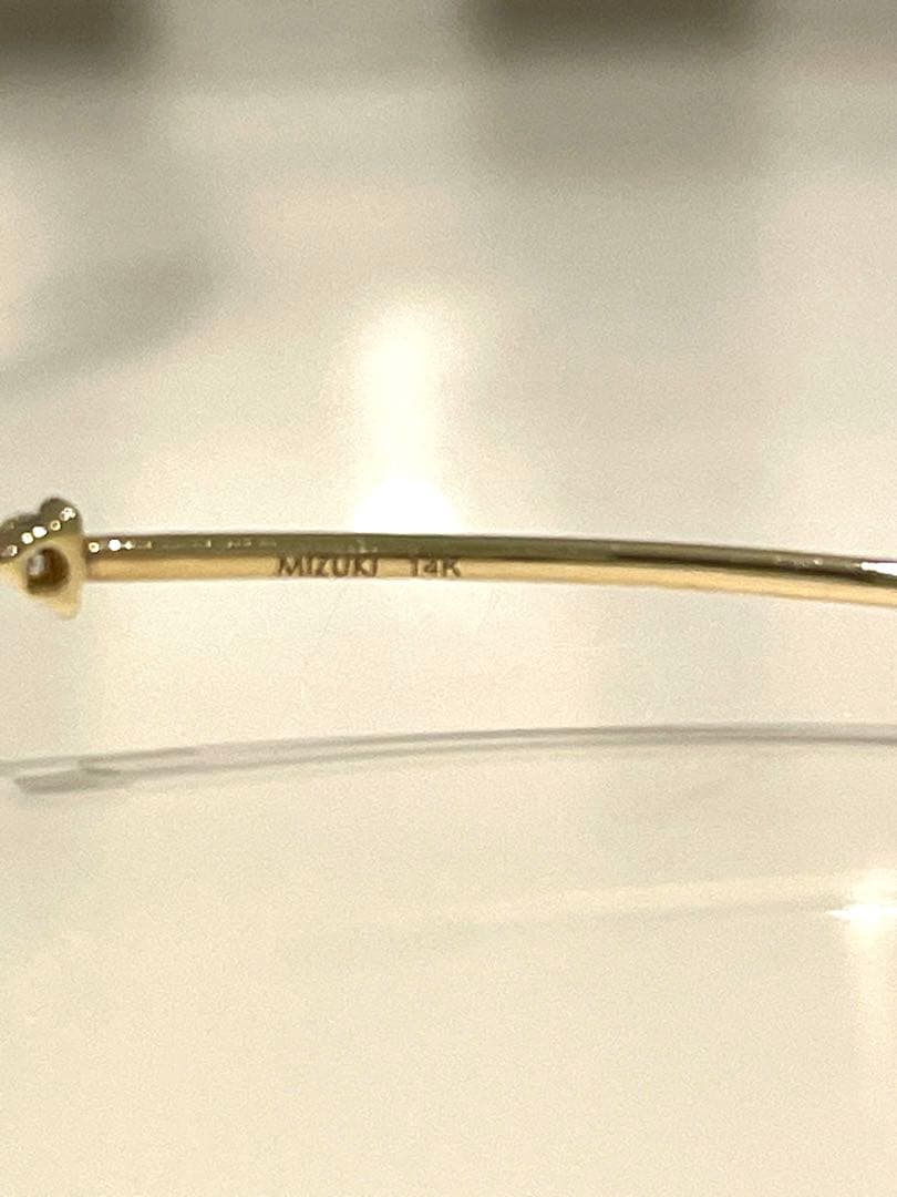 MIZUKI パール ダイヤモンドカフ ブレスレット　新品