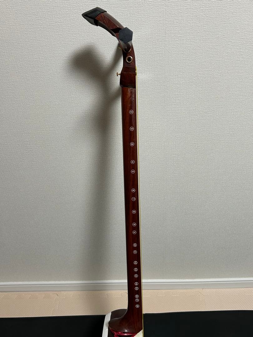 津軽三味線　太棹　銀河印　バチ・セミハードケース付