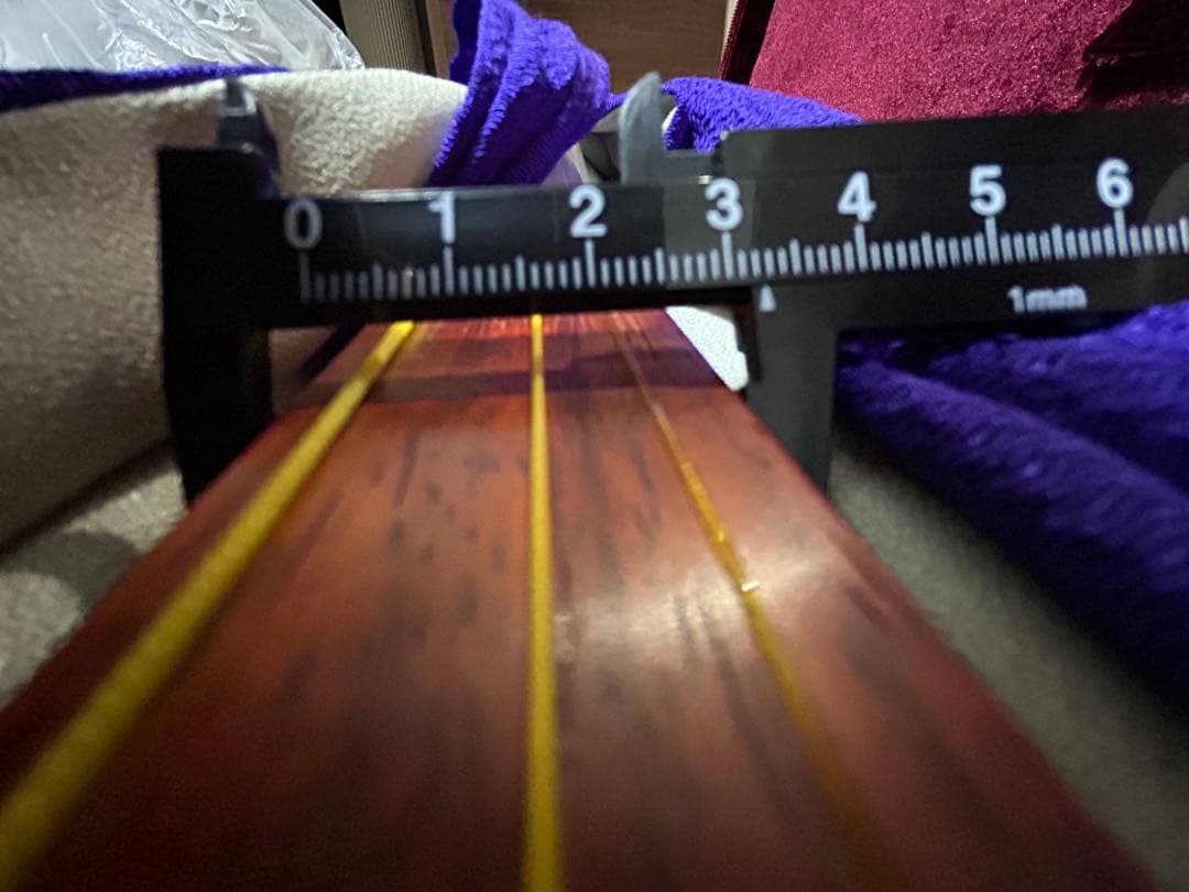 津軽三味線　太棹　銀河印　バチ・セミハードケース付