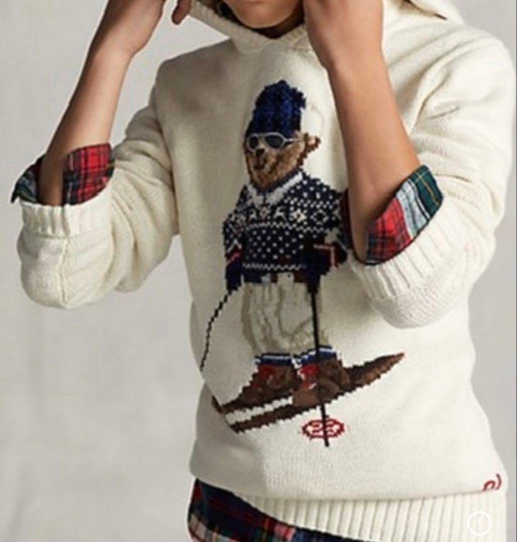 入手困難 PRL ポロベア パーカー レディースS-M/キッズL 新品タグ付き