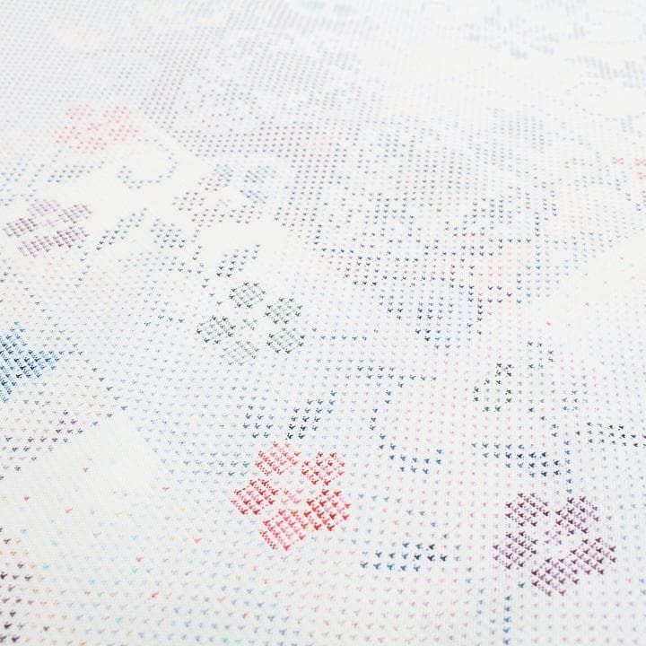 裄６５ｃｍ　本場白大島紬の最高峰【恵大島紬織物・恵積五郎】　～白恵泥～　新品です