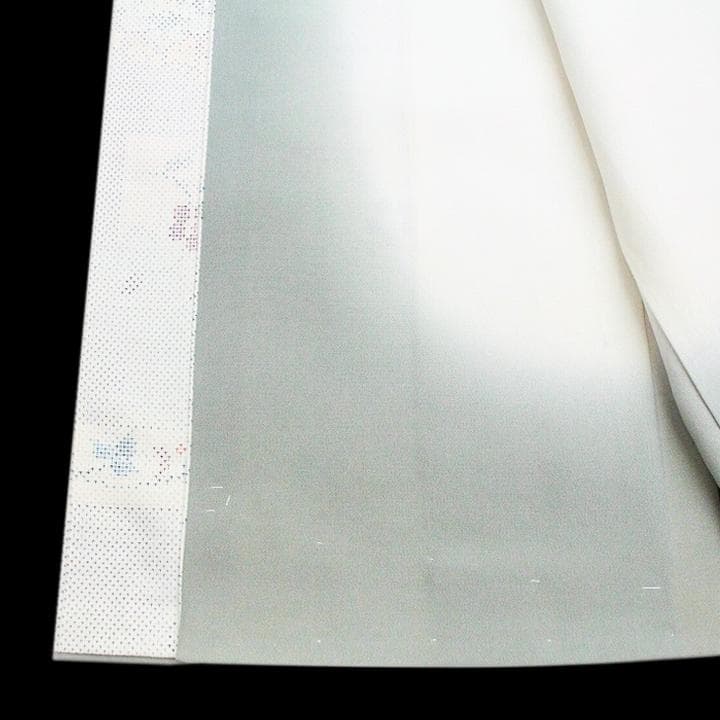 裄６５ｃｍ　本場白大島紬の最高峰【恵大島紬織物・恵積五郎】　～白恵泥～　新品です