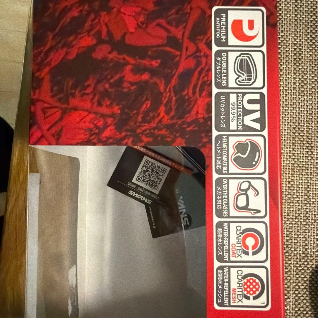 ふじっちょ　SWANS RIDGE LINE ゴーグル マットブラック