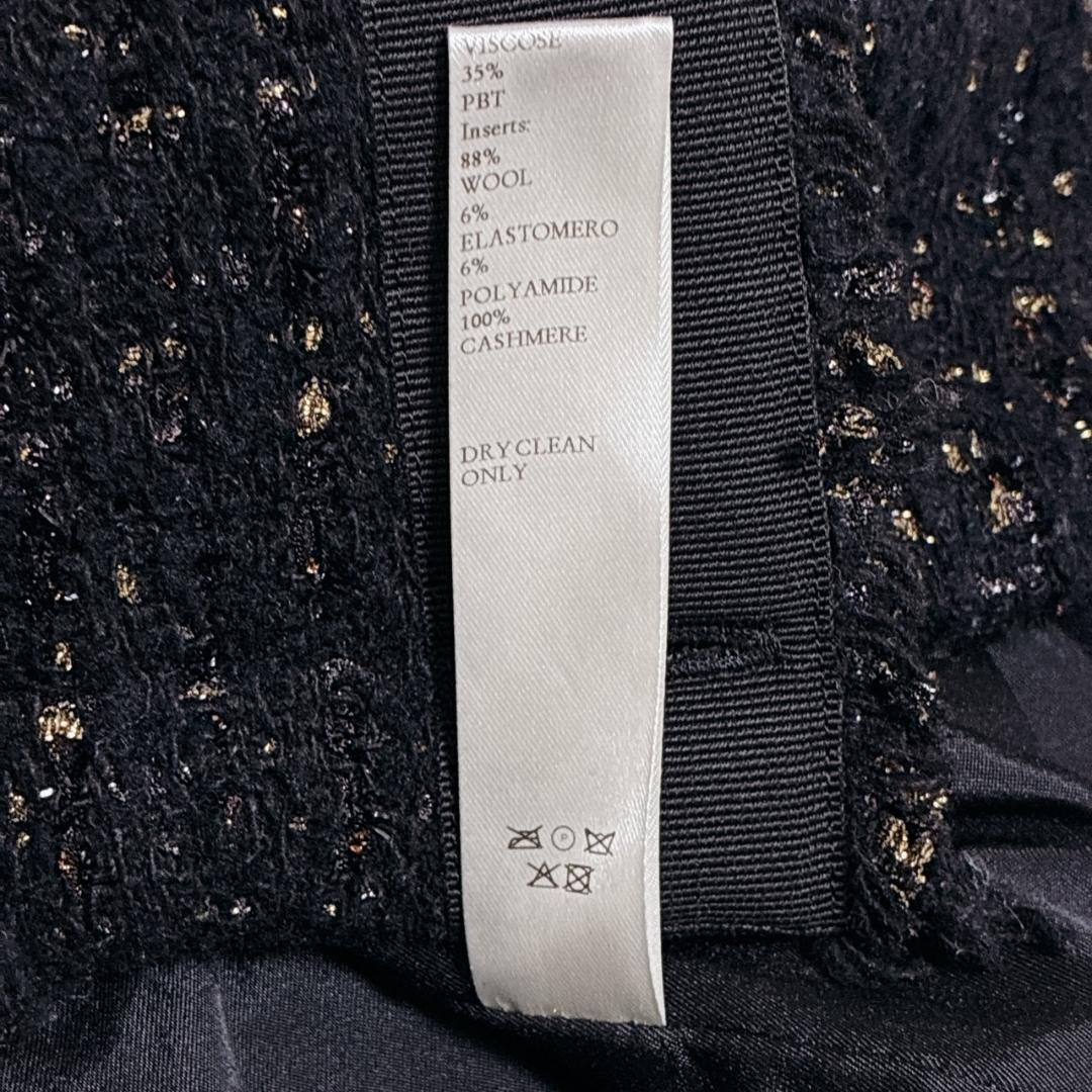 【極美品✨】コロンボ シルク カシミヤ ツイードジャケット イタリア製 ブラック