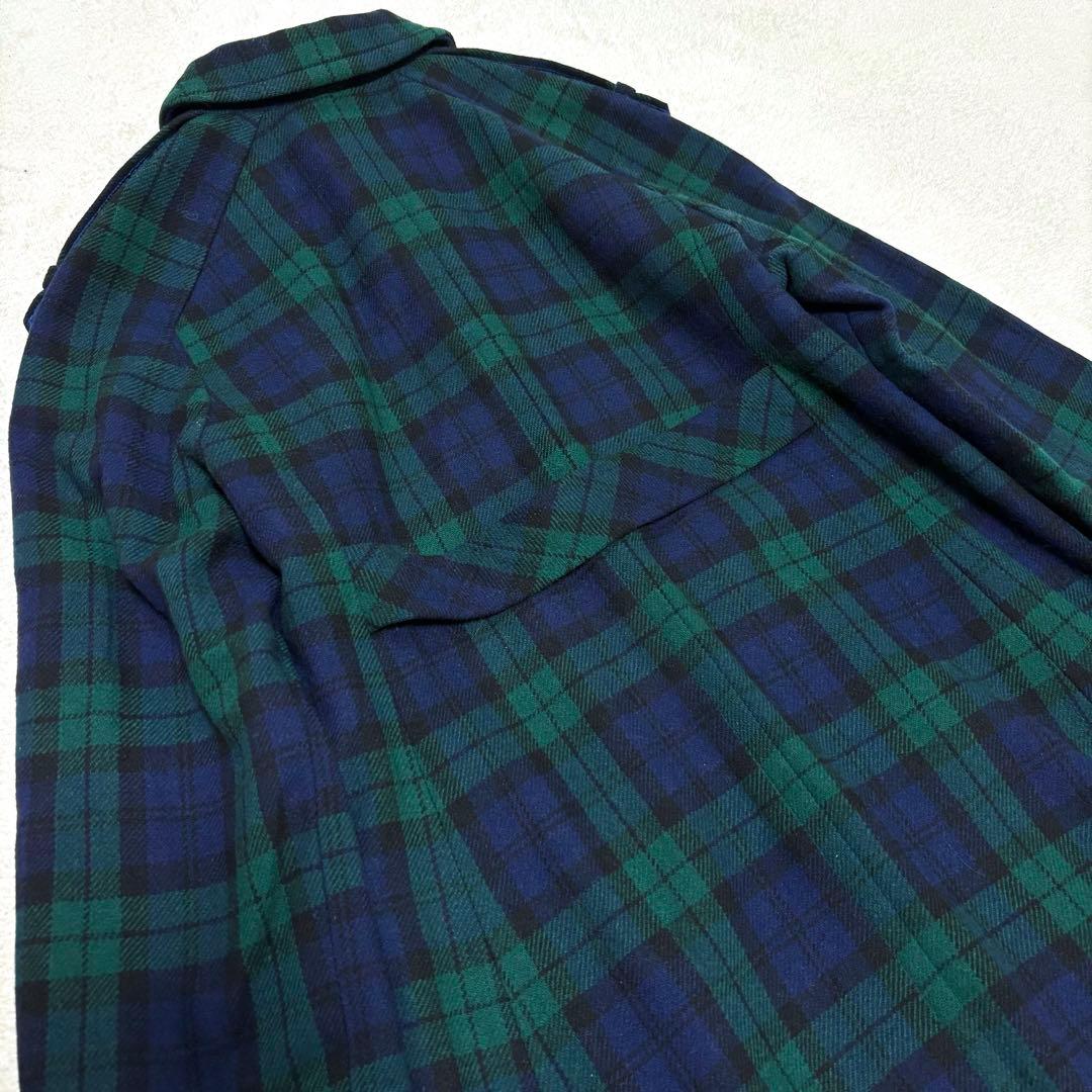 【ほぼ未使用】familiar ファミリア ウールコート アウター チェック