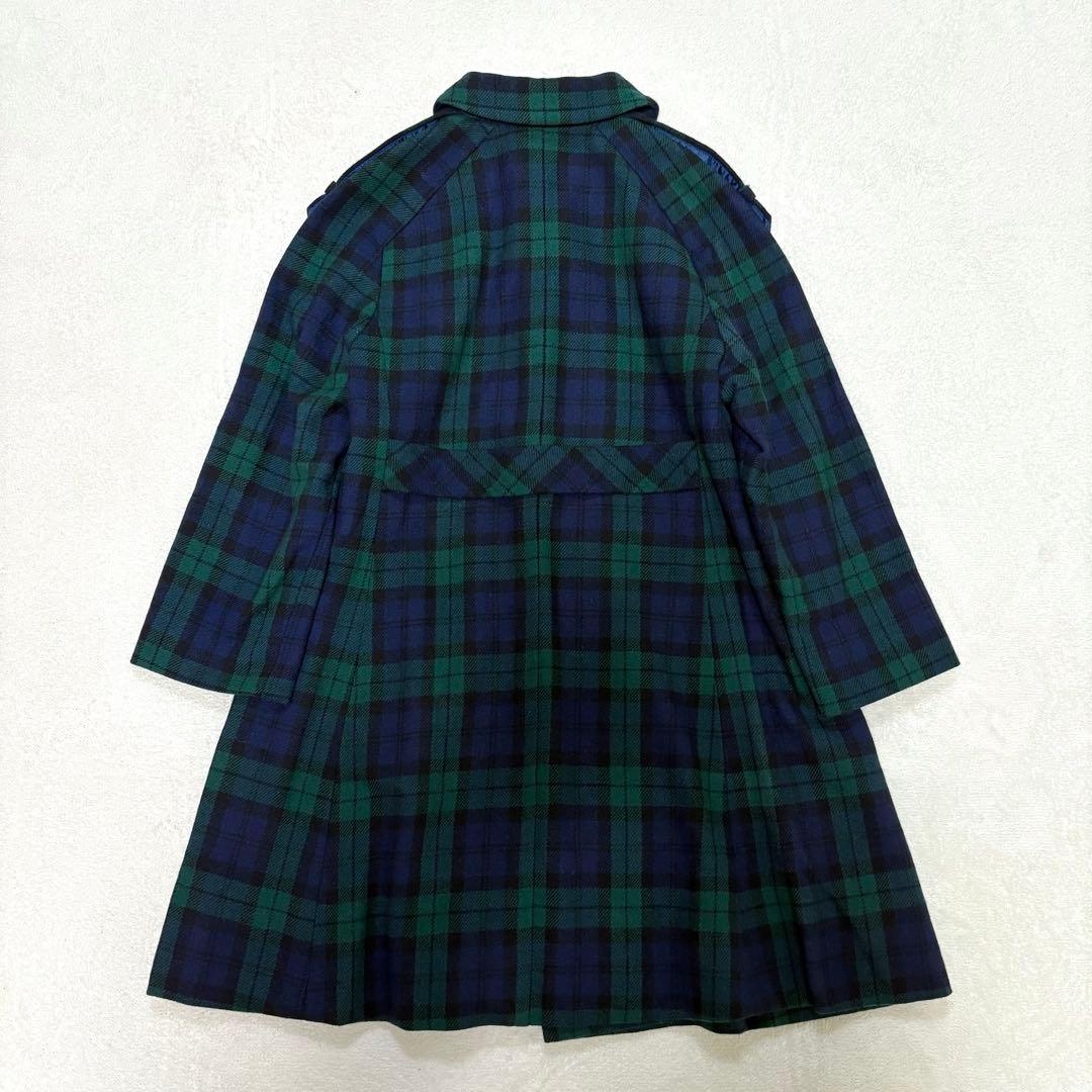 【ほぼ未使用】familiar ファミリア ウールコート アウター チェック
