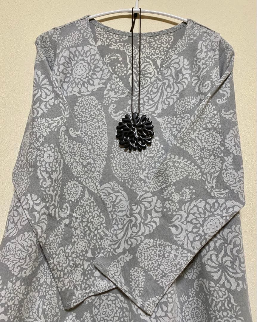 ババグーリ　2022SS　未使用　ペイズリー　チュニック　ヨーガンレール