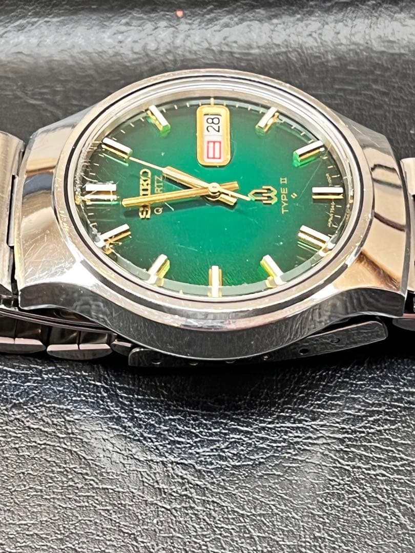 セイコータイプ2 グリーン文字盤　可動品　SEIKOTYPE2