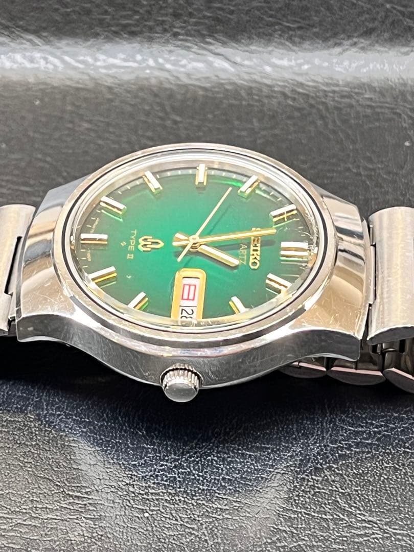セイコータイプ2 グリーン文字盤　可動品　SEIKOTYPE2