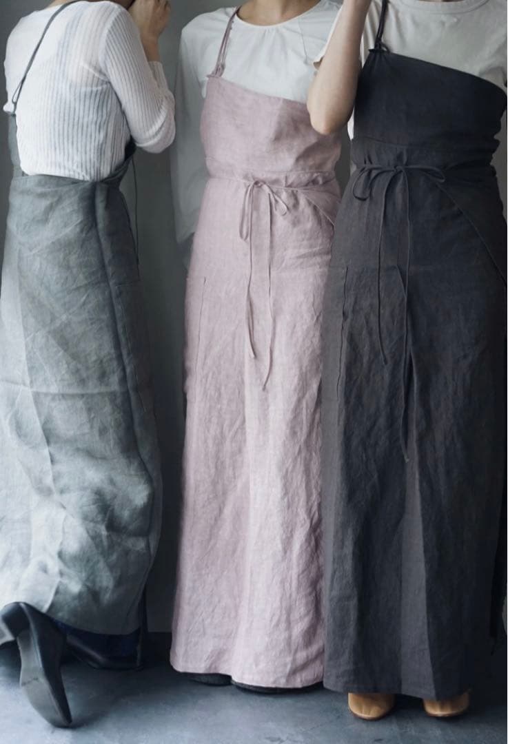 This___ オリジナルエプロン オフホワイト　白