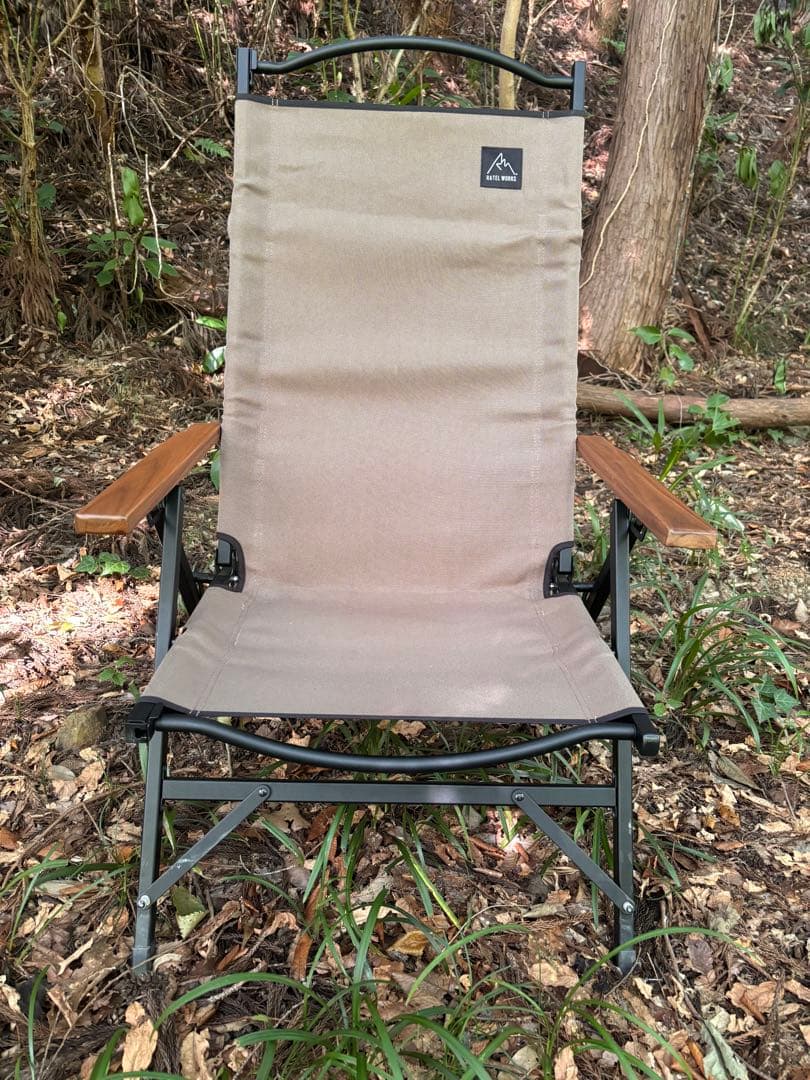 ラーテルワークス　ストレージコンパクトリクライニングチェア　ハイバック2脚セット