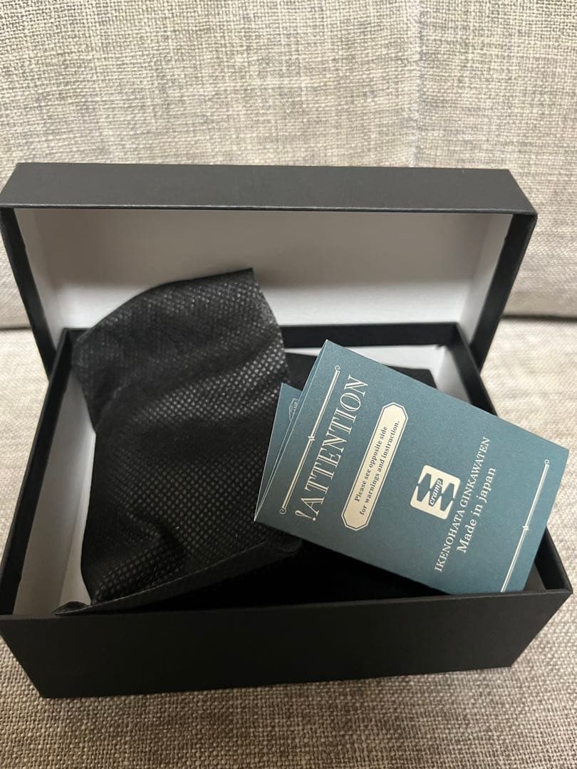 【Iru×池之端銀革店】マヤレザーコンパクトウォレット/グレー　《新品未使用》