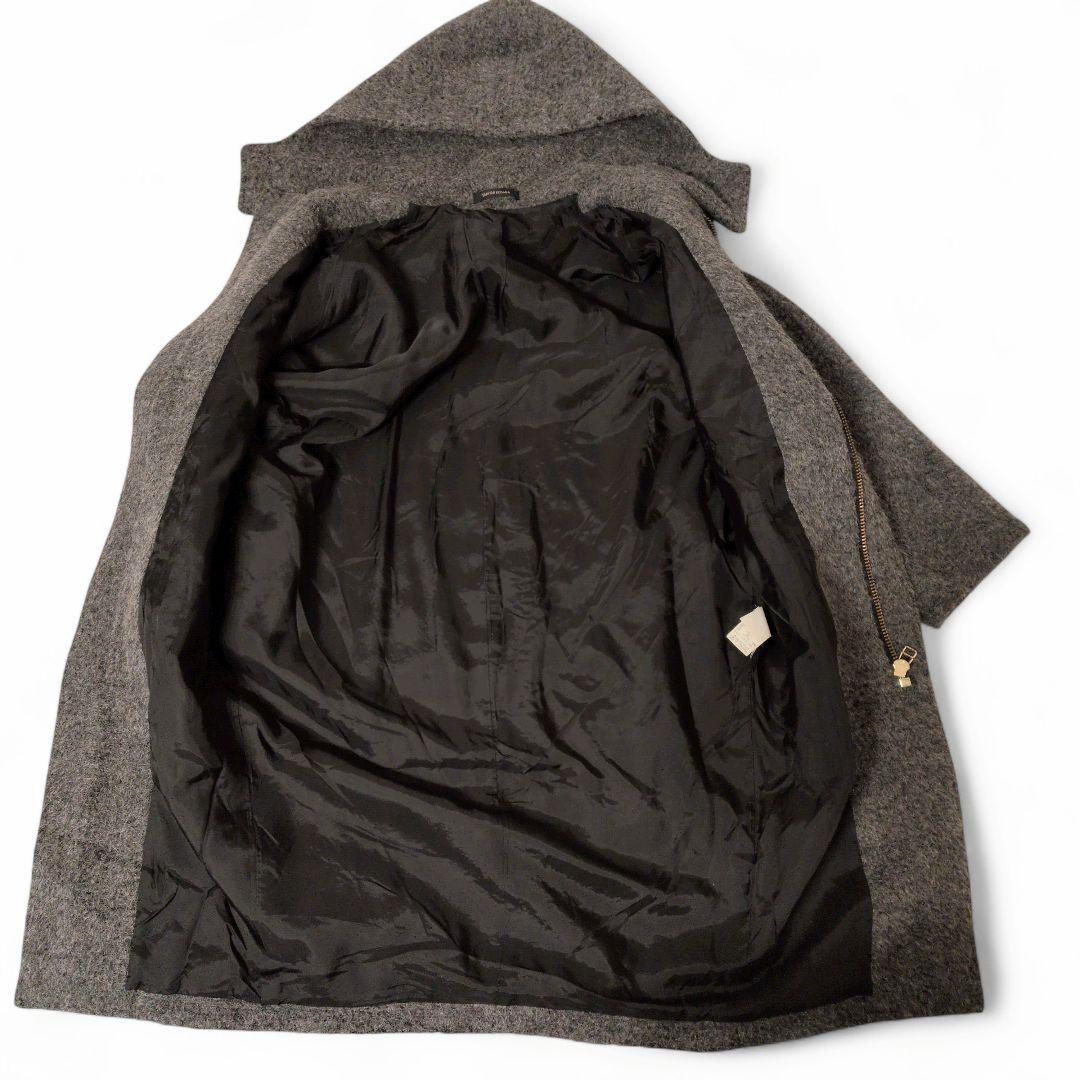 タケシコサカY’sヨウジヤマモト　フード　アルパカウールロングコート　日本製