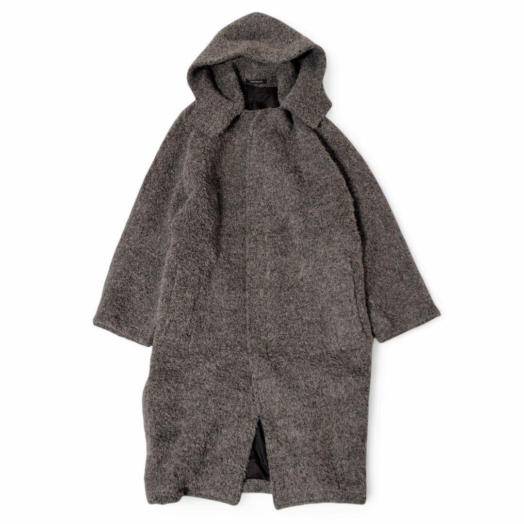 タケシコサカY’sヨウジヤマモト　フード　アルパカウールロングコート　日本製