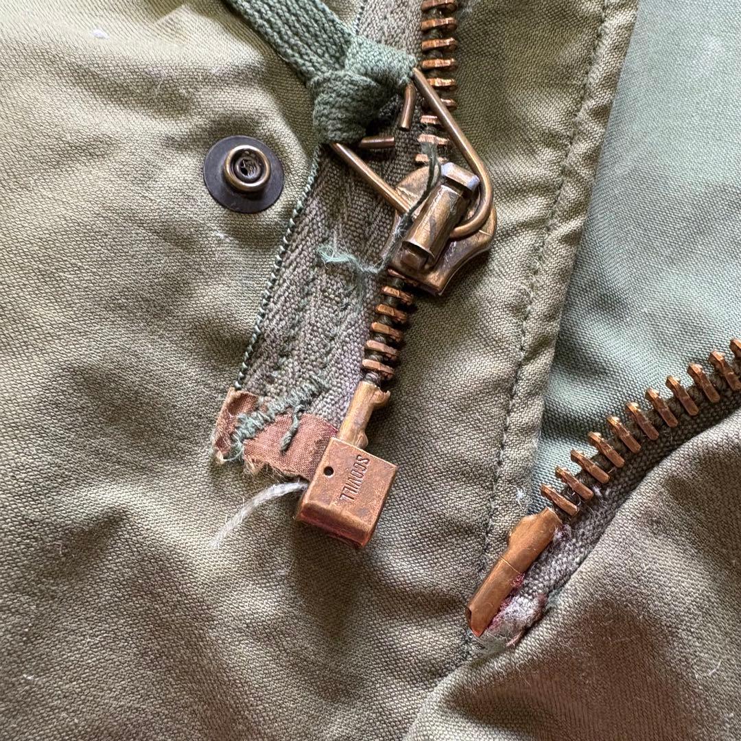 72年製 実物 M-65 フィールドジャケット 3rd M-L アルファ社 米軍