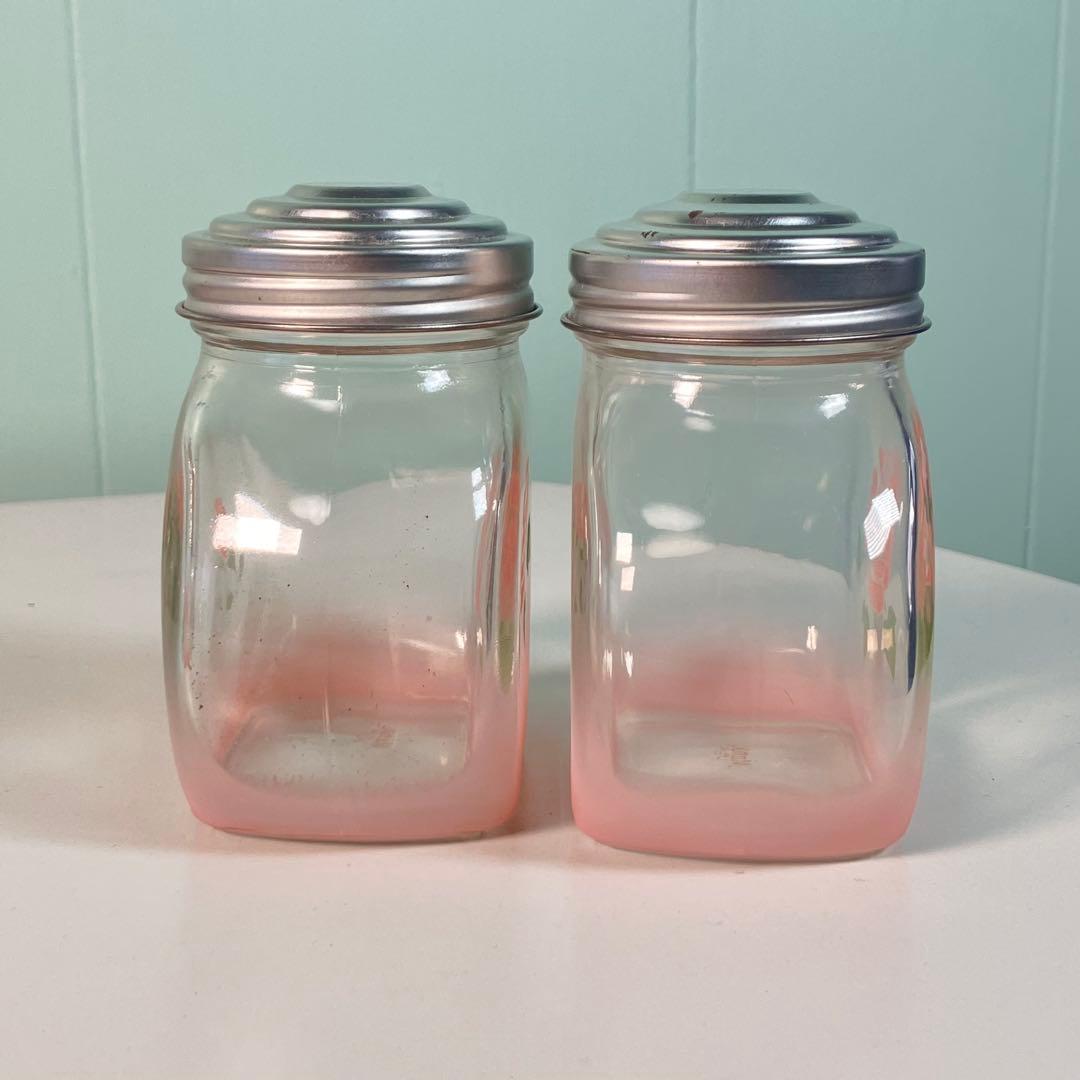 Many マニーローズ ガラス キャニスター　6個セット✨