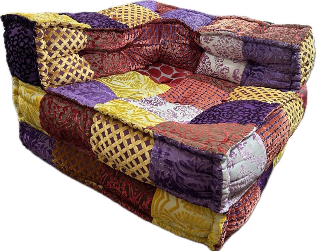 【美品】アデペシュ　ソファとオットマンのセット