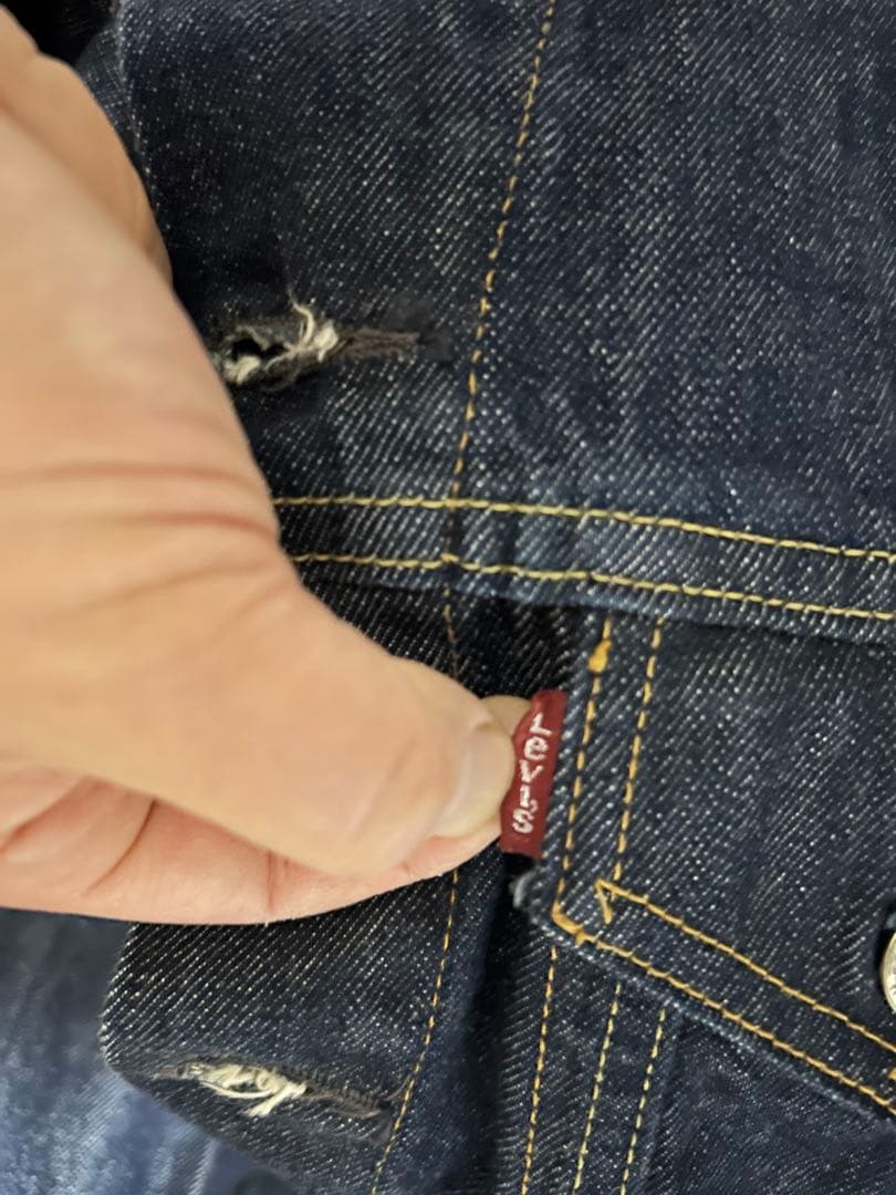 【美品】濃紺 70505 トラッカージャケット　M(38)