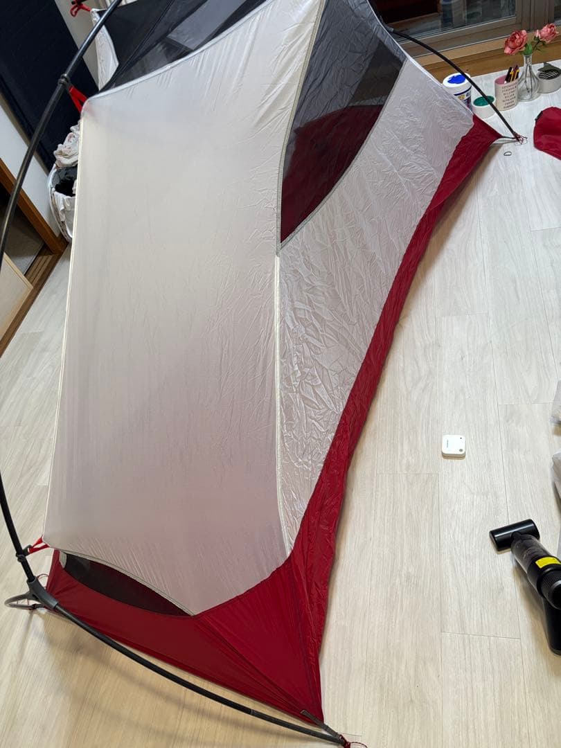 【美品】MSR Hubba Hubba 1専用フットプリント付き 1人用