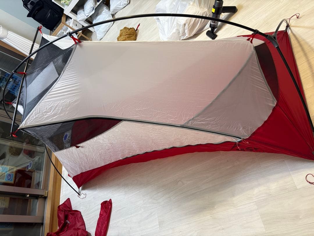 【美品】MSR Hubba Hubba 1専用フットプリント付き 1人用