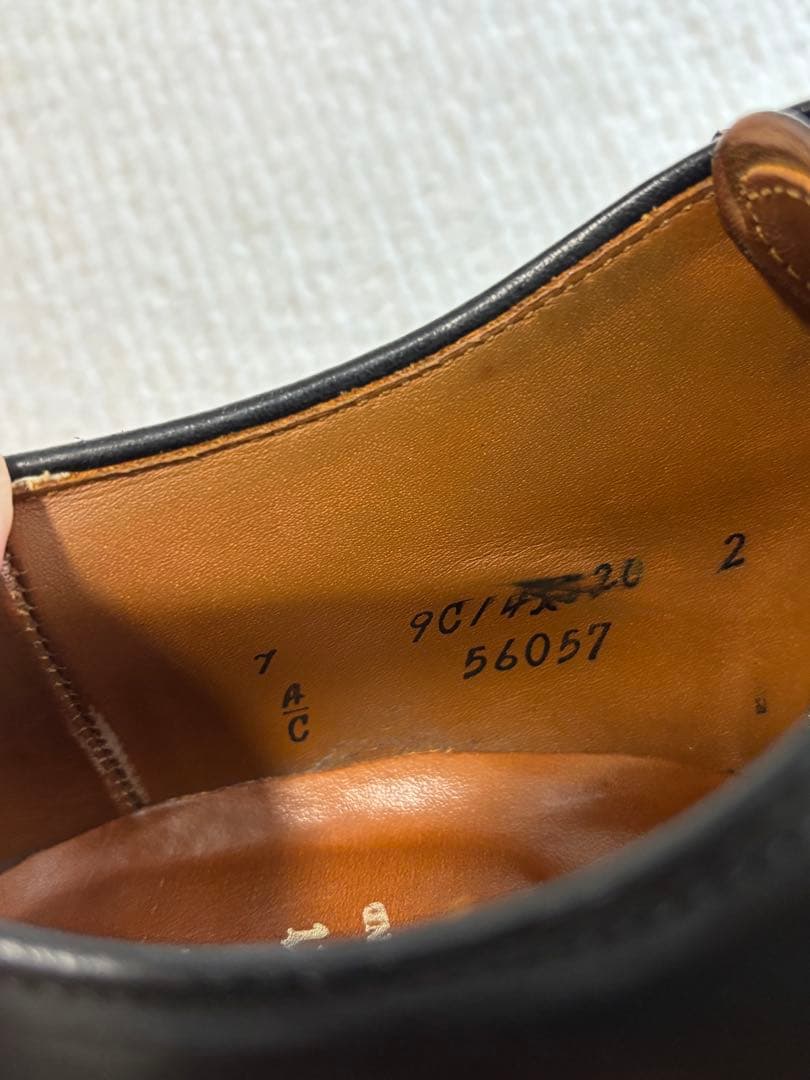 【美品】ALDEN オールデン コードバン　プレーントゥ　ブラック