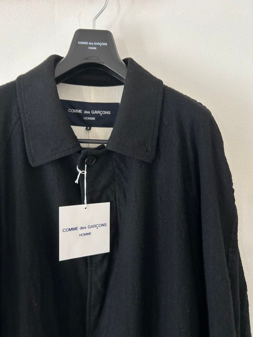 COMME des GARCONS HOMME 24AWウールサージ縮絨コート