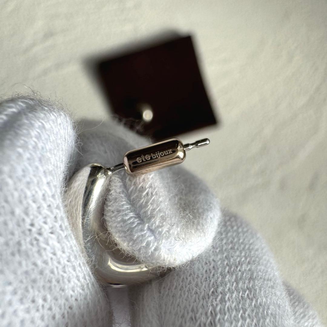 ete bijoux エテ プランプ ピアス シルバー SV925 地金