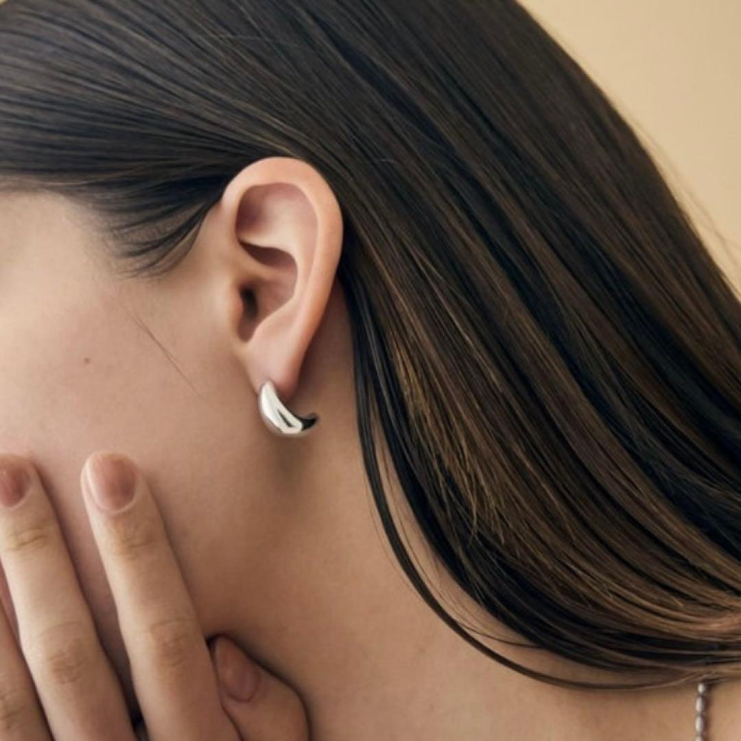 ete bijoux エテ プランプ ピアス シルバー SV925 地金