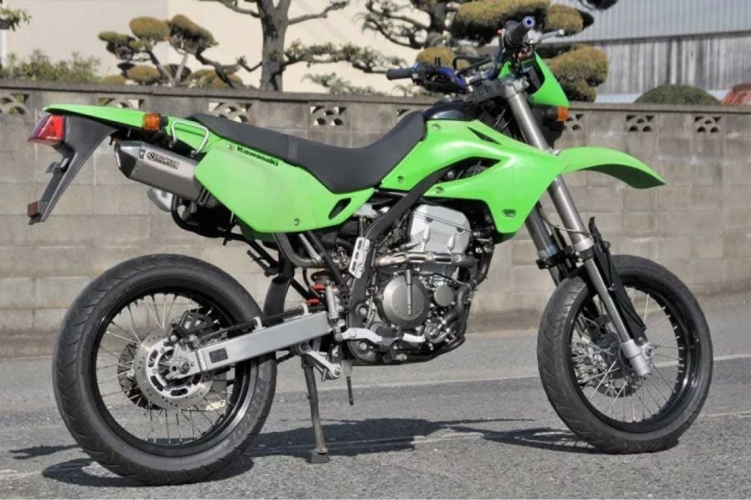 専用スリップオンサイレンサーカーボン出口DトラッカーO2対応KLX 250