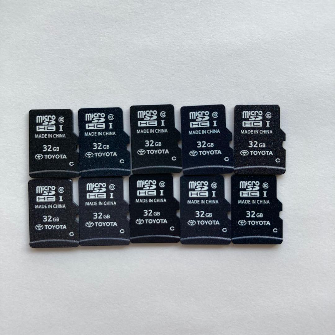 TOYOTA 32GB microSDカード 10枚セット