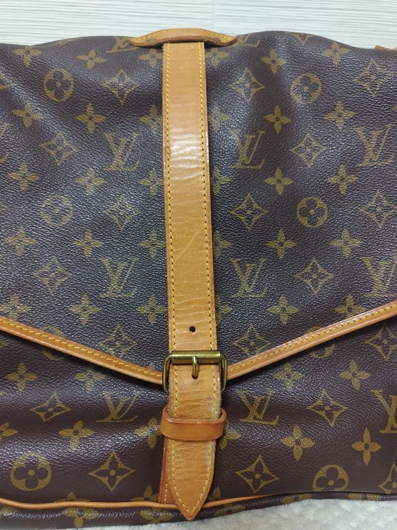 ルイヴィトン　モノグラム ソミュール35 ショルダーバッグ