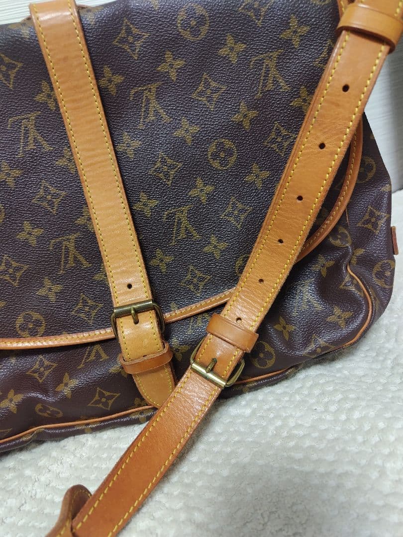 ルイヴィトン　モノグラム ソミュール35 ショルダーバッグ