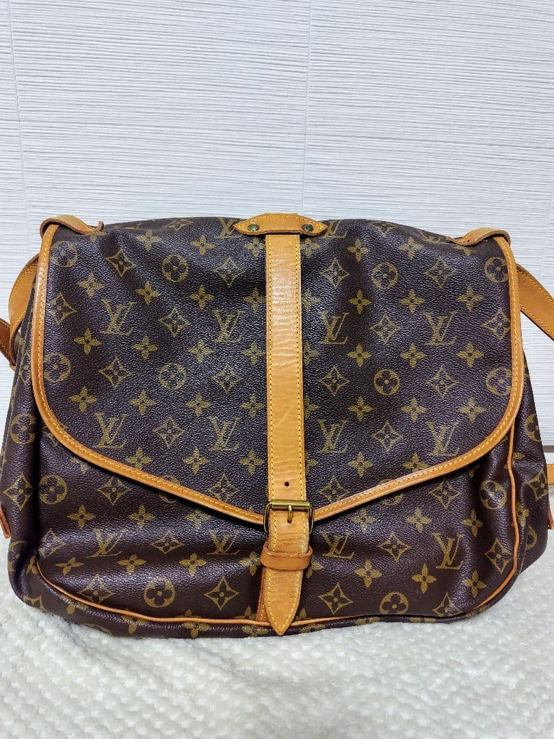 ルイヴィトン　モノグラム ソミュール35 ショルダーバッグ