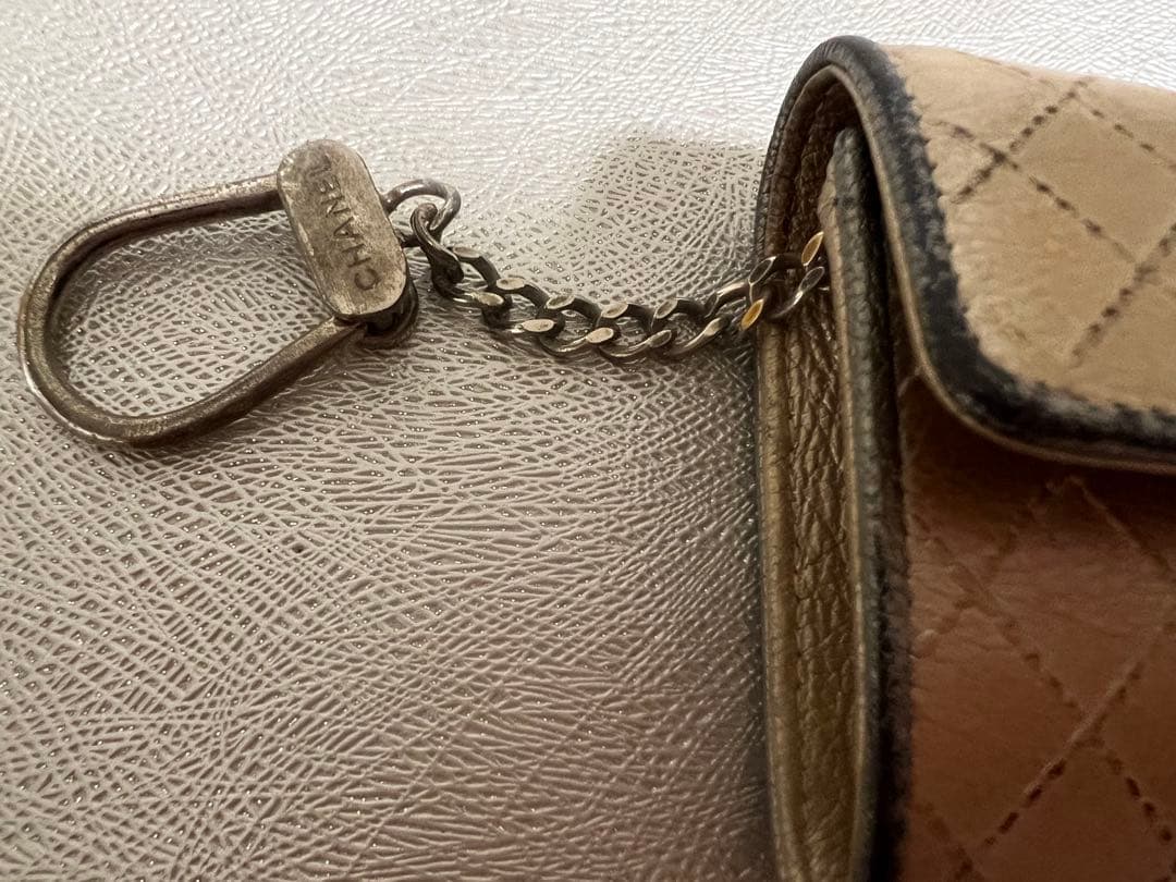CHANEL キーケース シルバー