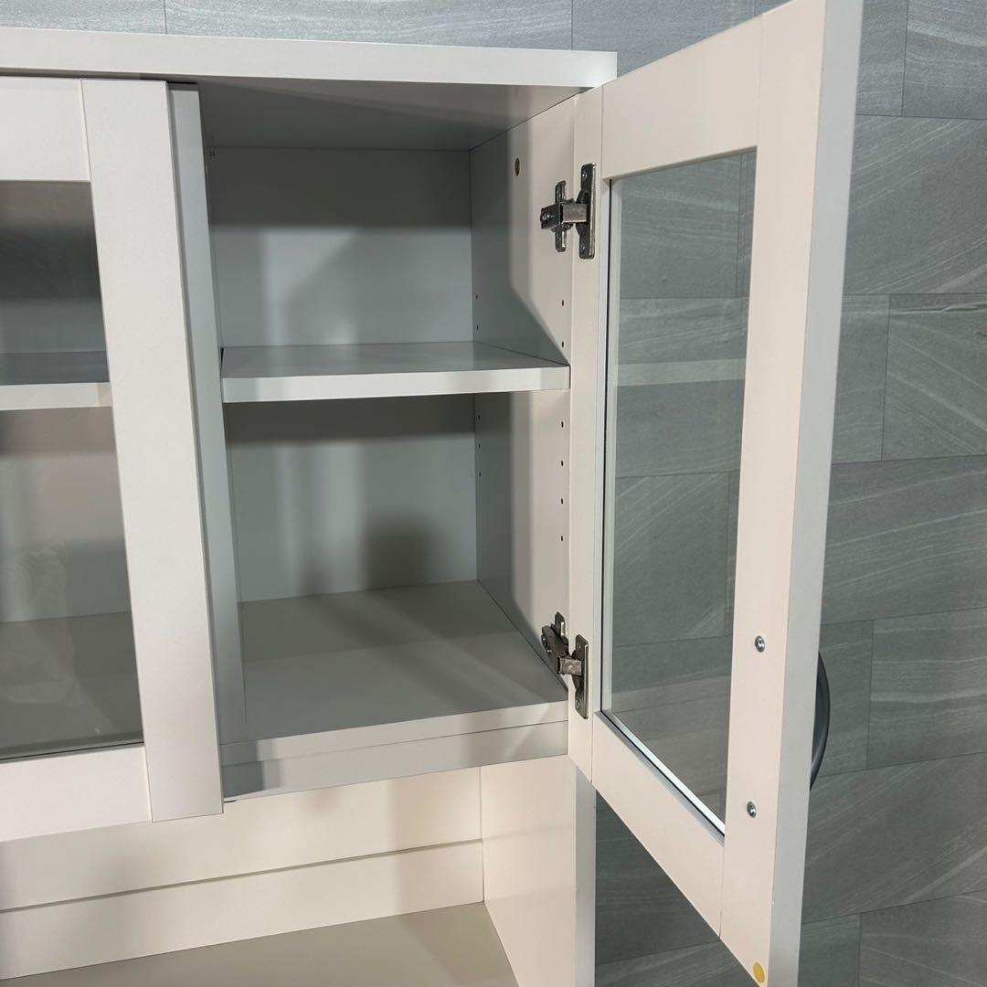 食器棚 シンプル おしゃれ キッチンボード 幅90cm 格安 家具 d3486