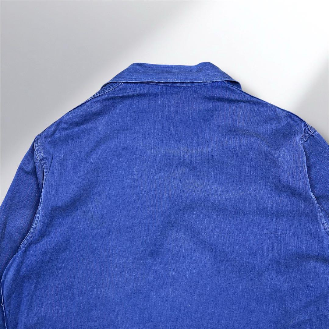 70~80's'ユーロワークジャケット ヘリンボーン織コットン ジャケットXL