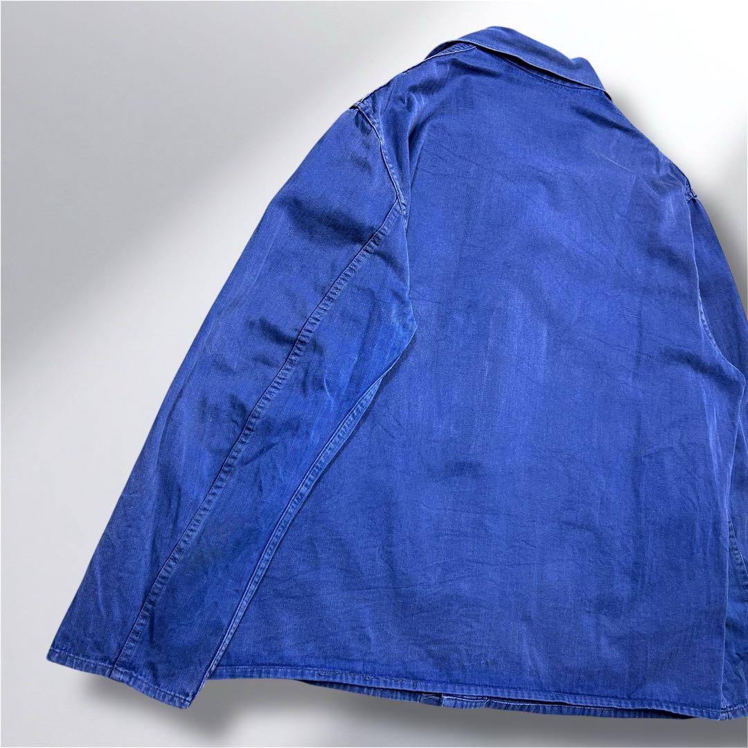 70~80's'ユーロワークジャケット ヘリンボーン織コットン ジャケットXL