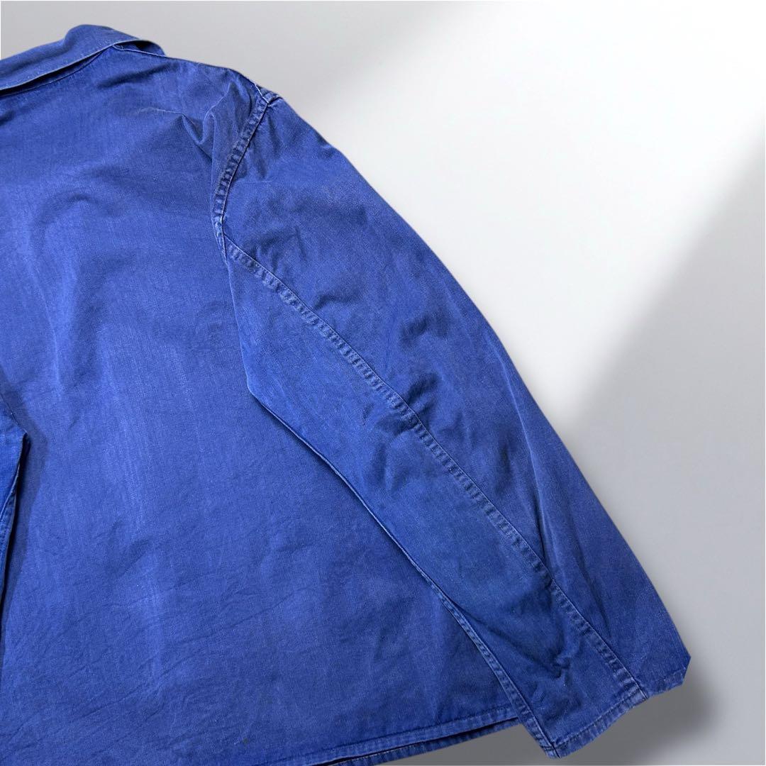 70~80's'ユーロワークジャケット ヘリンボーン織コットン ジャケットXL