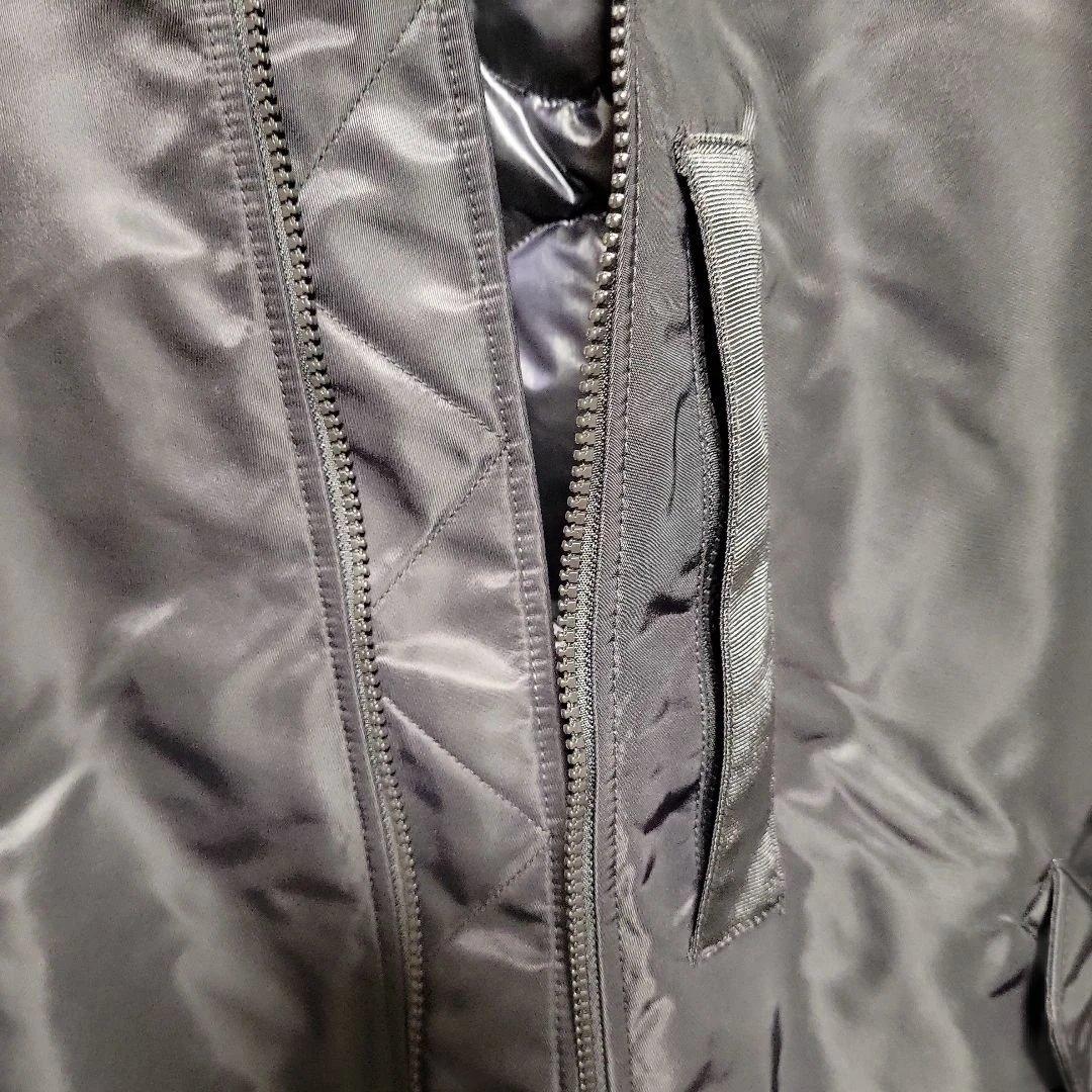 UNIQLOハイブリッドダウンオーバーサイズMA-1ブルゾン +j ブラック　L