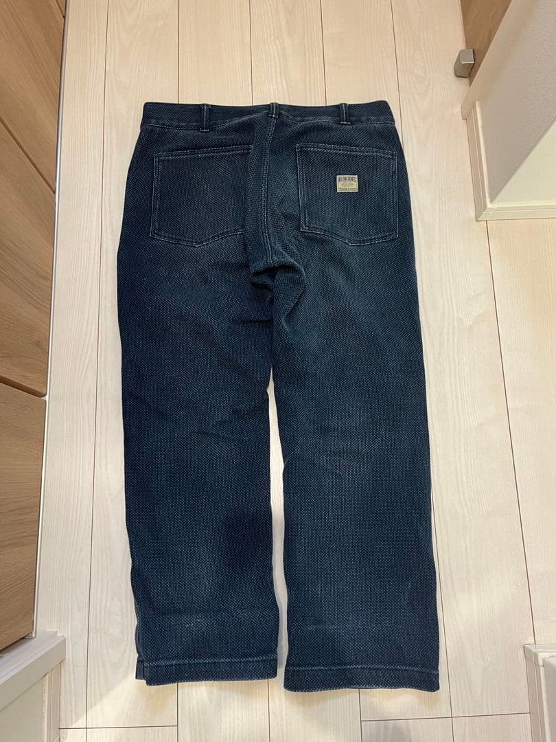 児島ジーンズ 公式通販購入　刺し子 ベイカーパンツ 38インチ