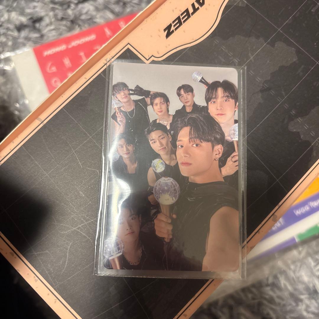 ATEEZ ペンライト、本国ファンクラブ3期キット、日本ファンクラブトレカケース