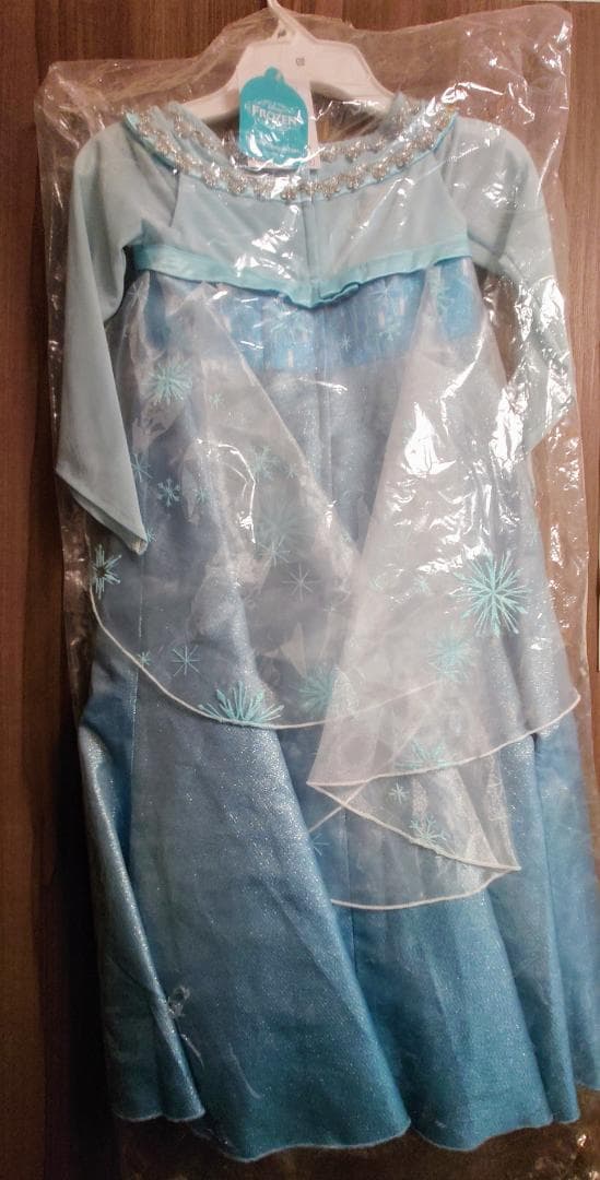 ★新品未使用★ビビディバビディブティックドレス(エルサ)110cm　靴17㎝　他