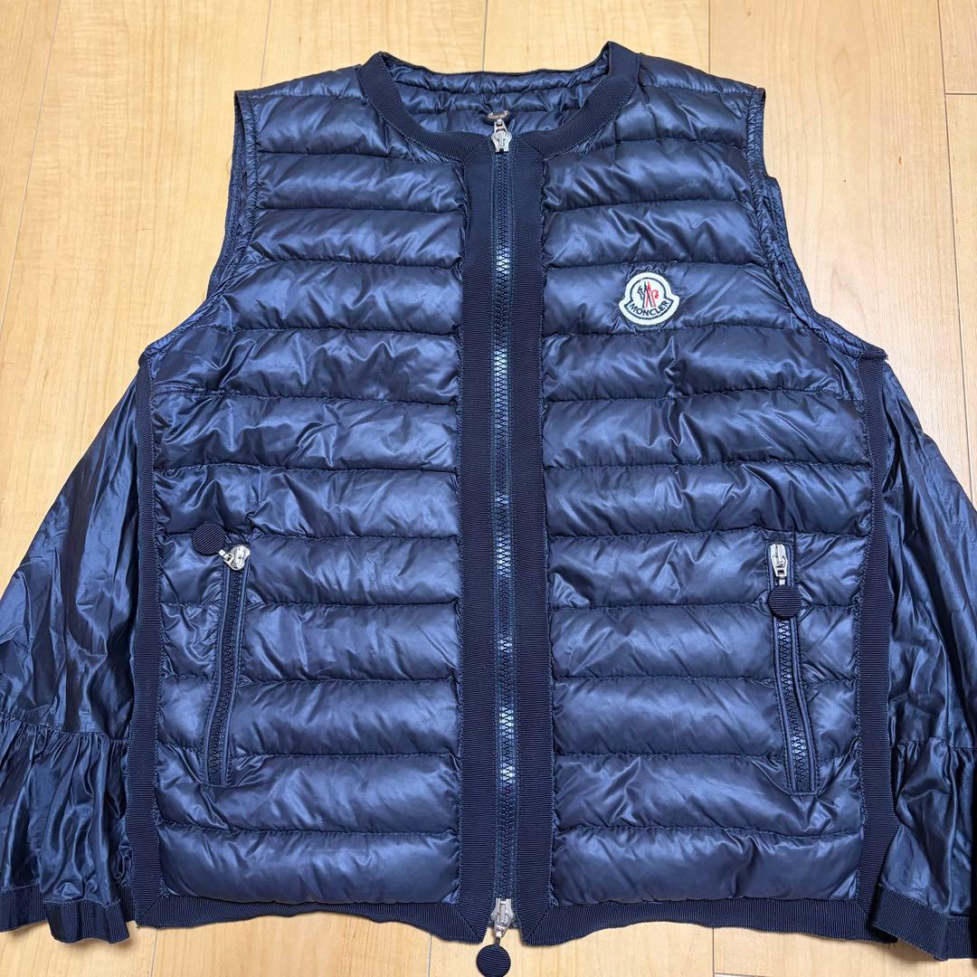 モンクレール MONCLER サカイ ヒトミHITOMI フリルデザイン ベスト