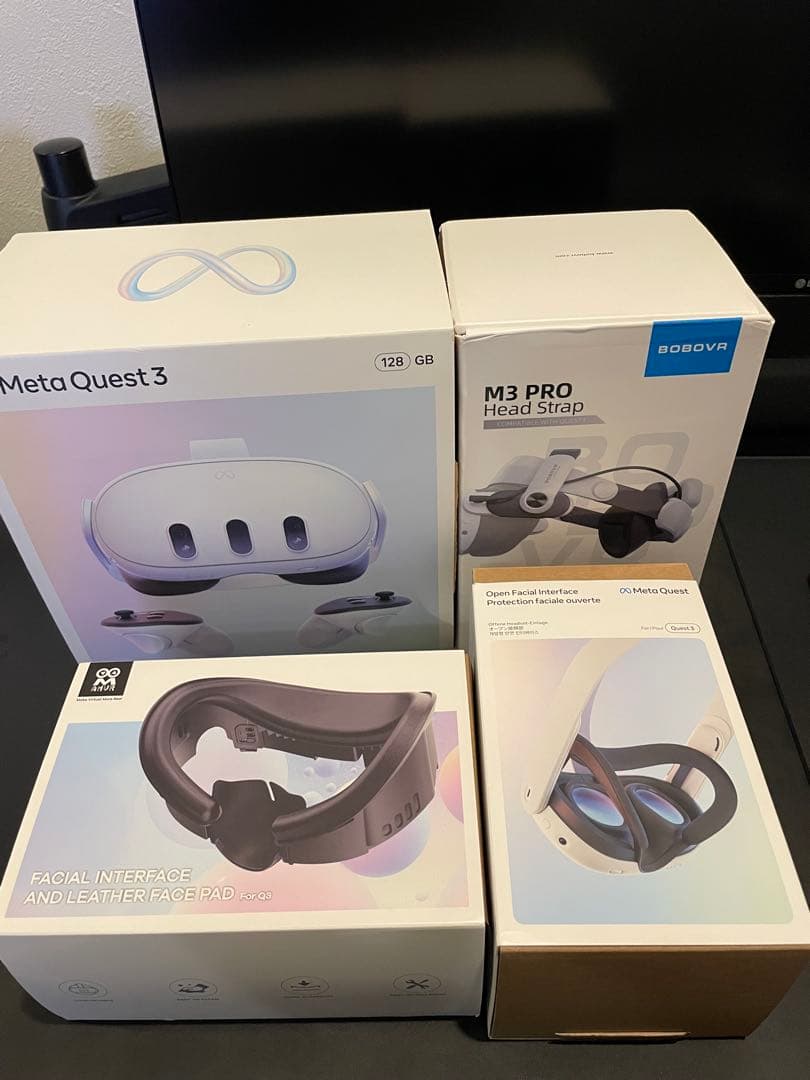  Quest 3 128GB + BOBOVR M3 PRO他多数美品
