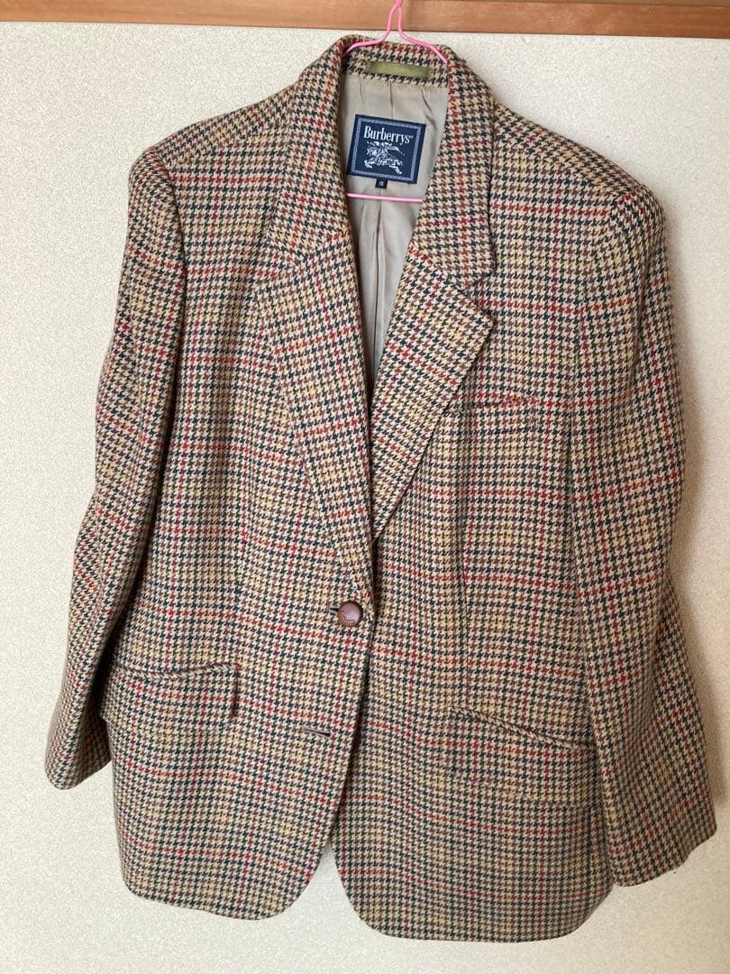 Barberry チェック柄 テーラードジャケット