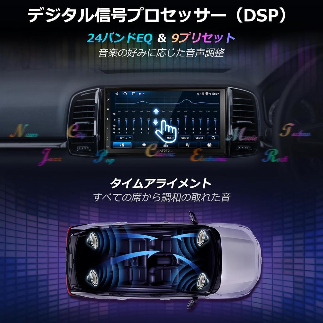 ⭐A5L 7インチディスプレイオーディオ、2DIN Androidカーナビ