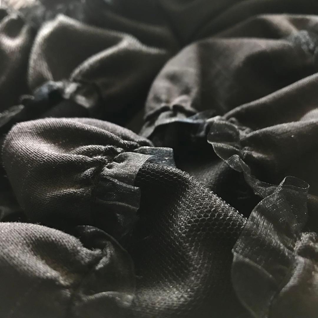 アリスアウアア 異素材ミックス ブラック ハット 黒 帽子